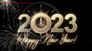 Happy New Year 2023 #countdown  4K Video Animation with Background Music & SFX