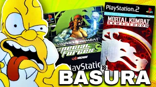 TOP 5 PEORES MORTAL KOMBAT de la HISTORIA