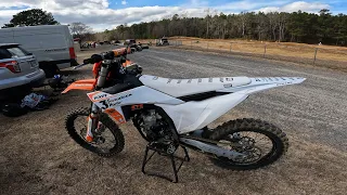 FIRST RIDE ON A 2023 KTM 350 SX-F!!