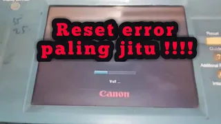 reset error 001 mesin fotocopy Canon Ir 5000 || Ir 5020