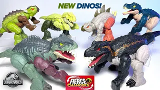 NEW FIERCE CHANGERS! Jurassic World Transforming Dinosaurs!