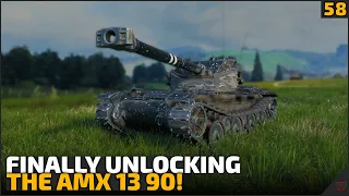 Unlocking The AMX 13 90! | The Grind #58 | World of Tanks