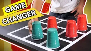 Flip Cup Tic Tac Toe | 6 Ways To Play Flip Tac Toe (Party Game)