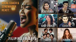 Filipino Fridays #007: Richard & Cesar (VoicePlay) React to Katrina, GiGi, SB19, KZ, Daryl & Charice