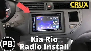 2012 - 2017 Kia Rio Bluetooth Stereo Install | Pioneer AVH-X2800BS