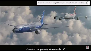 Airbus a380 VS boing 777  velosidad // boing llora?// Incredible Aeroplane Racing VFX👊✊✌