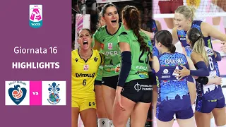 Bergamo - Firenze | Highlights | 16^ Giornata Campionato 23/24 | Lega Volley Femminile