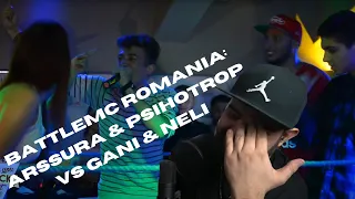 BattleMC Romania: Arssura & Psihotrop vs Gani & Neli | REACTIE