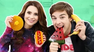 GUMMY FOOD vs REAL FOOD - PART 2! Ft MatPat!