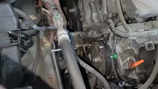 Timing Belt, Water Pump & Serpentine Belt on a 2007 Honda Ridgeline