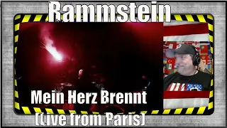 Rammstein - Mein Herz Brennt (Live from Paris) [Subtitled in English] - REACTION