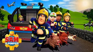 Aventures des équipes de pompiers 🔥| Épisodes complets de Sam le pompier ! | Compilation d'