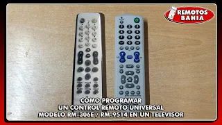 CÓMO PROGRAMAR CONTROL REMOTO UNIVERSAL RM-306E RM-9511 RM-9514 HR-N99 HUAYU SEISA CHUNGHOP SONAKI