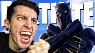 GANANDO CON BLACK PANTHER EN FORTNITE | Robleis