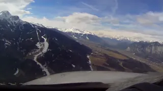 ✈Innsbruck Airport - Visual Approach & Landing (Cockpit View)