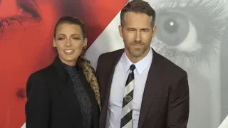 Blake Lively and Ryan Reynolds at at the Premiere of A Simple Favor in New York