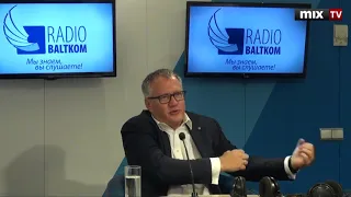 Министр экономики Арвилс Ашераденс в программе "Утро на Балткоме" #MIXTV