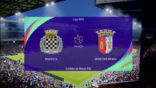 Boavista Fc vs SC Braga | PES 21 Primeira Liga Live Gameplay