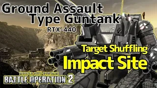 【Gundam Battle Operation 2】Assault Guntank gameplay in Impact Site【GBO2】