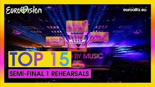 Top 15 of Day 5 and Semi Final 1 top 18 | Eurovision 2024 Rehearsals