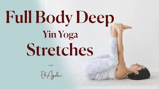 45 minutes Full Body Deep Yin Yoga Stretches Intermediate Sequence – Sampoorna Yoga Online