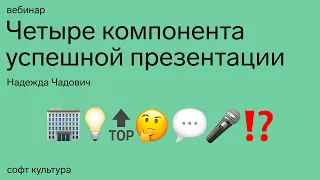 Четыре компонента успешной презентации