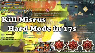 [TOS] Misrus Hard Mode 17s Pyr-Ele-Tao | 秘司魯斯 困難模式 17秒 火元道 | EP. 6 | Tree of Savior | 救世者之樹