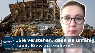 UKRAINE-KRIEG: "Raketenangriffe hören nicht auf" - Parlamentarierin Inna Sovsun I WELT Interview