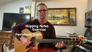 Guitar Lesson - Exercise #8 - Pentatonic Scale Patterns in 3 Positions + 2 Variations