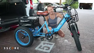 3SCORE FOLDABLE ELECTRIC TRYCICLE