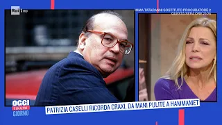 Patrizia Caselli ricorda l'amore con Bettino Craxi - Oggi è un altro giorno 26/10/2021