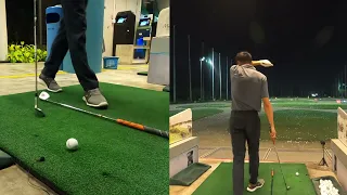 Marina Bay Golf Course: Driving Range practice session