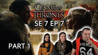 Game of Thrones Season 7 Episode 7 'The Dragon and the Wolf' REACTION Part 1