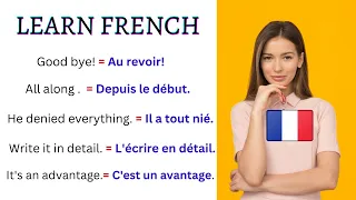 EVERYDAY Life Useful FRENCH Sentences, Phrases, Words for Conversations | Learn French