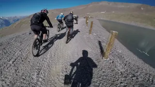 Megavalanche 2019 overtaking 100+ riders