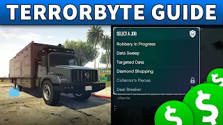GTA 5 Terrorbyte Solo Money Guide | ALL GTA ONLINE TERRORBYTE MISSIONS (Make Money Fast Solo)