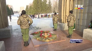 В Бердск прибыла Всероссийская эстафета Победы