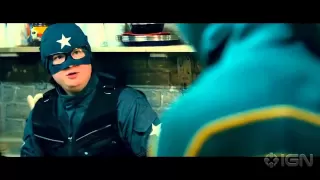 Kick-Ass 2 - "Kick Ass Recognizes Battle Guy at The Justice Forever Meeting" Clip