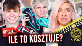 GACIE VERSACE? 🤣 ZGADUJĘ CENY RZECZY CHŁOPAKÓW! Dominik Rupiński, Paweł i Agnieszka Grzelak Vlog