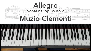 Allegro (op.36 no.2/3) by M. Clementi