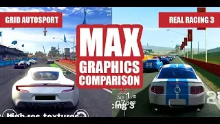 Grid Autosport vs Real Racing 3 Max Graphics Comparison on the iPad Pro 10.5