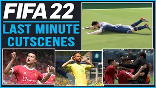 FIFA 22 | ALL 13 NEW LAST MINUTE GOAL CELEBRATIONS CUTSCENES | Next Gen - PS5 & Xbox Series X