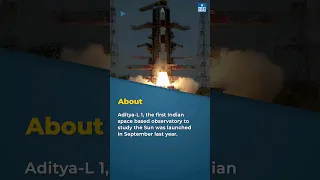 Aditya-L1 Mission | ISRO's First Sun Mission to be Injected Into L1 Orbit | UPSC Current Affairs