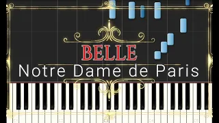 Belle - Notre Dame de Paris Piano Synthesia Tutorial