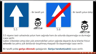 Bir tərəfli yol nişanı barədə. Qaydaların və testlərin müzakirəsi.