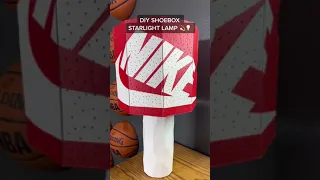 DIY Nike Shoebox Starlight Lamp 💫💡 #MotivatedByMylan | Ways to upcycle your sneaker shoeboxes