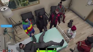 Tommy T Leaving The ICU With The Mandem & Friends | GTA RP NoPixel 3.0