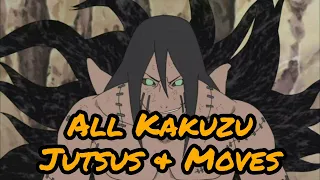 All Kakuzu Jutsus & Moves