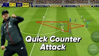 Quick Counter Attack Tactics From G. Zeitzler | efootball 2022 mobile