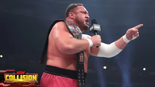 ROH World Television Champ, Samoa Joe, is on a roll and looking to England! | 8/5/23, AEW Collision